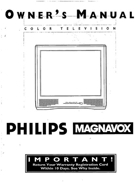 Magnavox color tv service manual volume two. - New grammar tree class 6 teachers manual.