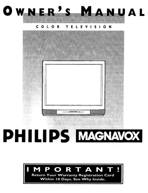 Magnavox colour television service manual v 3. - How to remove a manual transmission in ford f150.
