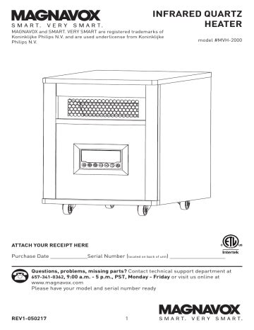 Infrared Tower Heater. Details and Options. Reference code: MG-LSIPTWR1. Magnavox heaters provide safe comfortable heat for you and your family's needs. Print. More Info.