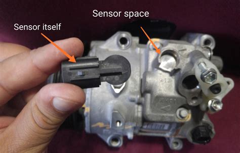 Magnet on ac flow sensor.  It involves sticking a rare earth magnet to th...