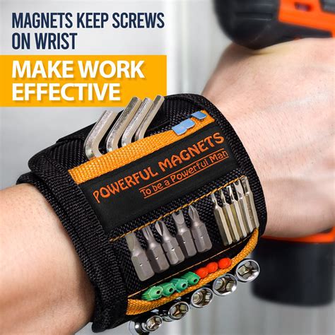 Magnetic Wristband for Holding Screws,Tool Gifts for Men Stocking ...