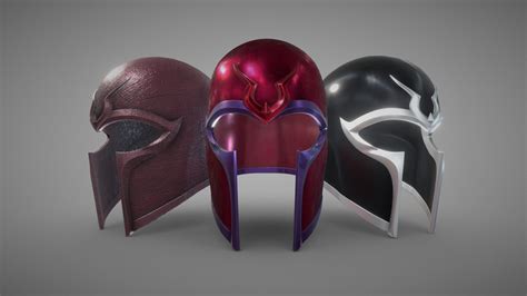 Magneto Helmet - Buy Royalty Free 3D model by AlexandreR