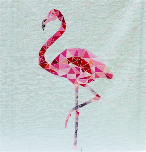 Magnificent Flamingo Quilt Pattern 2 Quilt patterns, Applique pattern