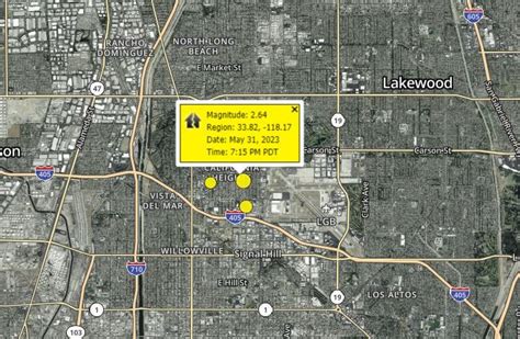 Magnitude 2.6 earthquake jolts Signal Hill, Long Beach