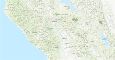 Magnitude 3.1 earthquake strikes outside Healdsburg