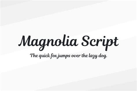Magnolia Modern Script Font Free Download