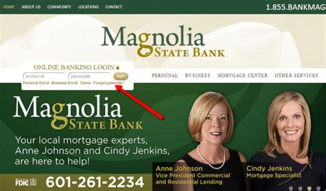 Magnolia bank login. Magnolia State Bank offers its customers full-service banking delivered through a variety of methods and by offering many accounts and services options. We invite you to explore this website for detailed information concerning our many products and services. 