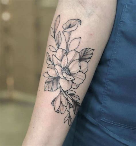 Magnolia flower tattoo. Things To Know About Magnolia flower tattoo. 