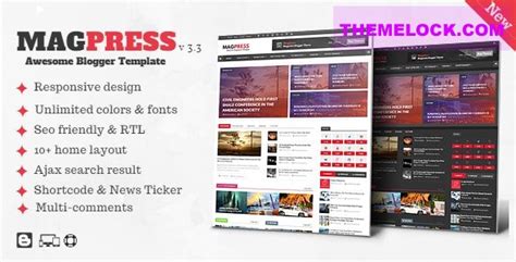 Magpress V3 3 Responsive News Magazine Blogger Template Free Tips And Tricks