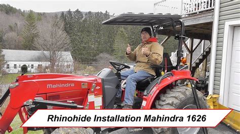 Mahindra 1626 canopy.  Optional accessories and installation tips Tractor...