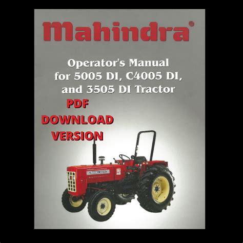 Mahindra 5005 di c4005 di 3505 di e350 di tractor service shop repair manual binder original. - Soledades de la vida, y desengaños del mundo..