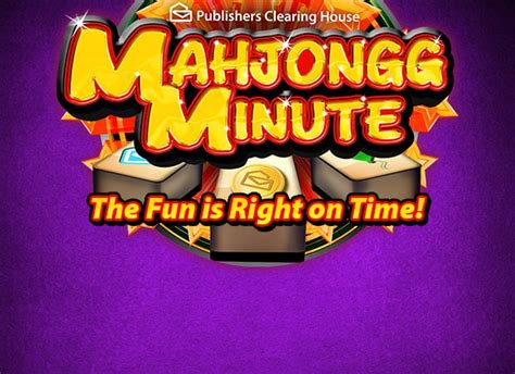 Mahjongg Minute. If you’ve played Mahjongg before, but you find the game to be a little tame for your adventurous tastes, then just wait until you try the fast and furious action of Mahjongg Minute at PCH.com games. This is your favorite tile-matching game, but with a twist – you’re in a race against the clock to see just how many matches ... . 
