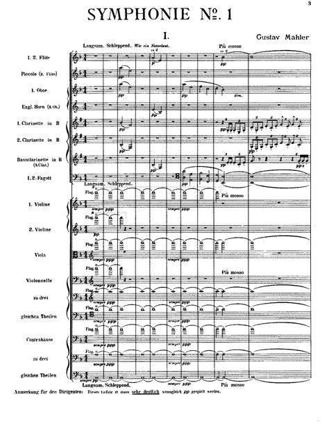 Mahler 1 imslp. Dec 22, 2021 · Gustav Mahler: 1. Sinfonie D-Dur ∙I. Langsam. Schleppend. Wie ein Naturlaut 00:00 ∙II. Kräftig bewegt, doch nicht zu schnell 15:18 ∙III. Feierlich und geme... 