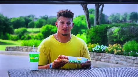 Mahomes subway commercial. For premium support please call: 800-290-4726 more ways to reach us 
