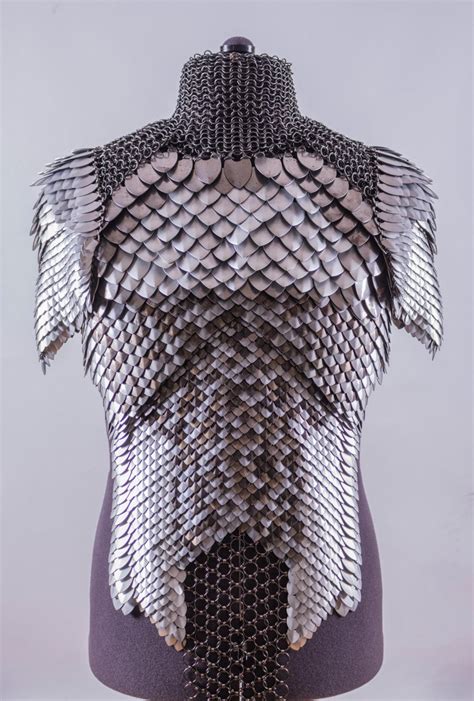 Mail armor. Brigantine is a 'coat-of-plates' as in steel slats riveted inside a leather and/or linen coat. It was the first step in producing true plate ... 