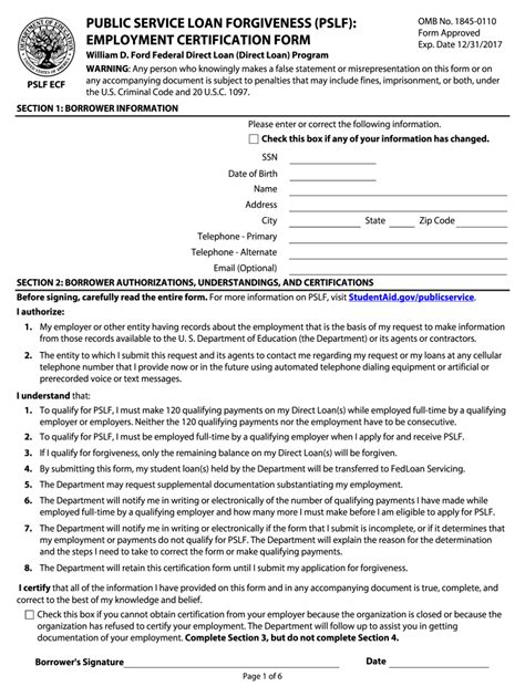 Mail the form to: U.S. Department of Education FedLoan Servicing P.O. Box 69184 Harrisburg, PA 17106-9184. ... The form can be filled out through the PSLF Help Tool, or you can download it and .... 