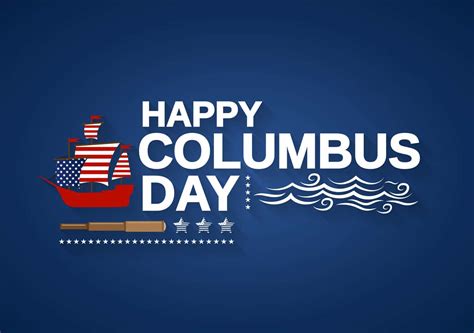 Columbus Day 2017. Monday, October 9 Landing of Columbus (