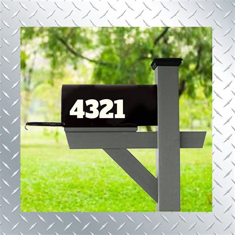 Mailbox Reflective Numbers Decals Mailbox Reflective digits Etsy España