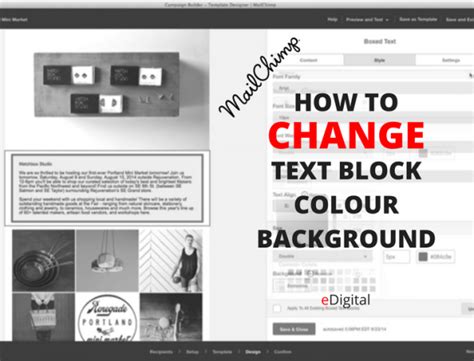 Mailchimp Change Background Color Of Content Block