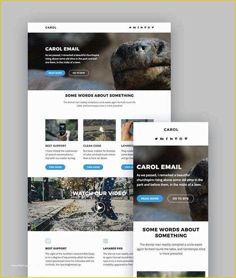 Mailchimp Email Templates - BEE Free