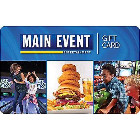 Main Event Gift Card