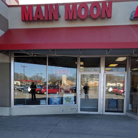 Main moon restaurant racine wi. Main Moon. 3900 Erie St. Racine, WI 53402. (262) 681-9888. Visit the Website. Details. Chinese Restaurnat, with Dine In, Carry Out, Delivery, and Catering. Open Mon. - Thurs. 10:30 am - 10 pm. Fri. and Sat. 10:30 am to 11 pm, and Sunday 11:30 am - 9:30 pm Specializing in both mild and *Hot and Spicy cusine. Reserations are not required but are ... 