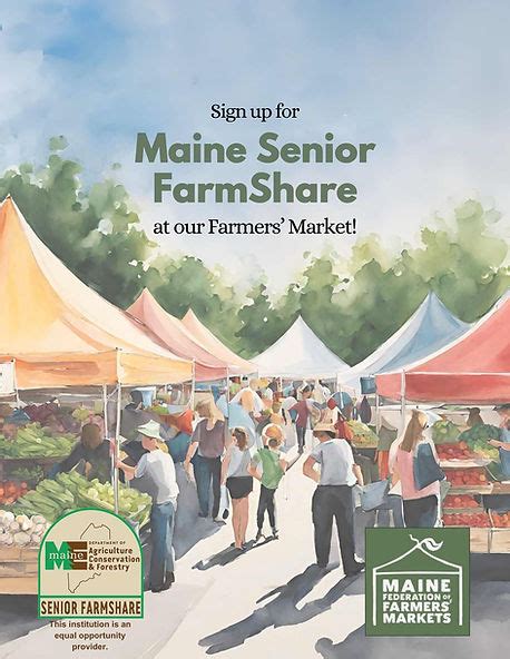 Maine Senior FarmShare Program Eligibility Guidelines