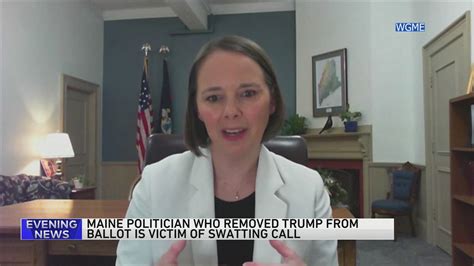 Maine state official who removed Trump from ballot was targeted in swatting call at her home