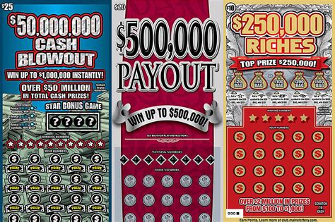 If you have any questions about playing the game, please contact our office or speak to a sales representative where you buy your Maine State Lottery instant tickets. For more information on our instant ticket games, please choose a price point for an instant ticket game below or contact our office by email at MaineLottery@Maine.gov. $1 Tickets.. 