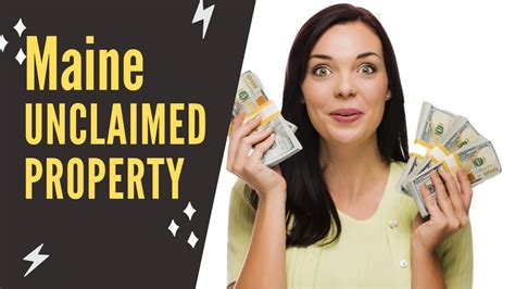 Maine unclaimed property. You can also call the Treasurer's office at 207-624-7470 or email up.generalinquire@maine.gov. Maine Unclaimed Property StatisticsTotal unclaimed property listings: 905,000Total value of unclaimed ... 