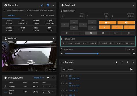 Mainsail z offset.  The machine will only apply it after saving and restarting Klipper...