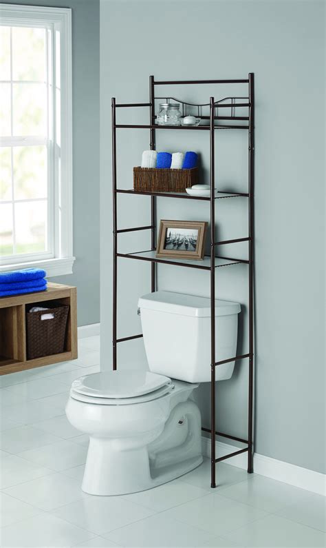 Mainstays 3-Shelf Bathroom Space Saver, Oil Rubbed Bronze (Oil …