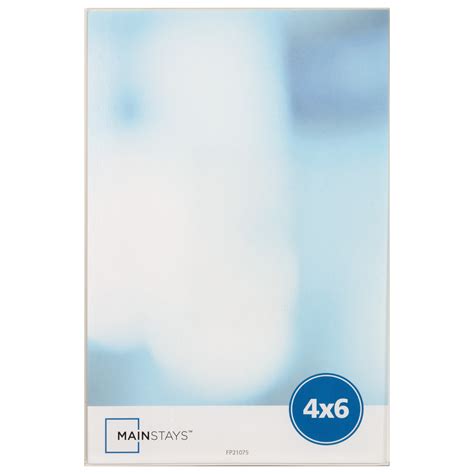 Mainstays 4" x 6" Clear Acrylic Magnetic Wall Picture Frame