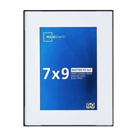 Mainstays Museum 8 x 8 Matted to 4 x 4 Picture Frame, White, Set of 2