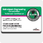 Mainstream engineering epa card replacement. You can also earn your Section 609 certification and your R-410A certification directly on our site. The exams on the Mainstream Engineering site are open-book exams, meaning you will get to reference the free study manuals on our site during the testing period. For other kinds of EPA certification, you will need to go to a proctored test ... 