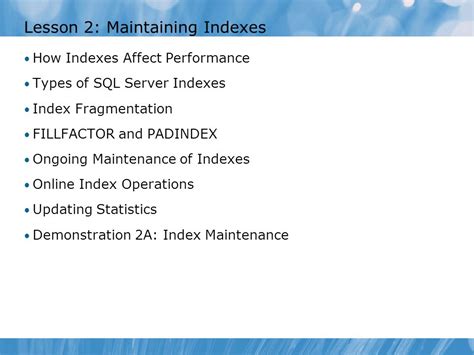 Maintaining SQL Server indexes