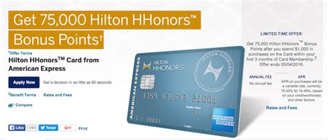 Maintenance fees and HHonors Card from AMEX