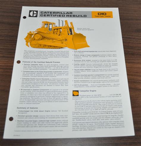 Maintenance manual for cat d10n dozer. - Manual de servicio para motor diesel detroit 471.