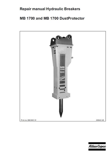 Maintenance manual mb 1700 hydraulic breaker. - Piaggio x9 500cc service repair manual.