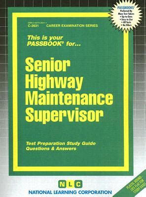 Maintenance supervisor test preparation study guide. - Shimano nexus inter 7 maintenance manual.