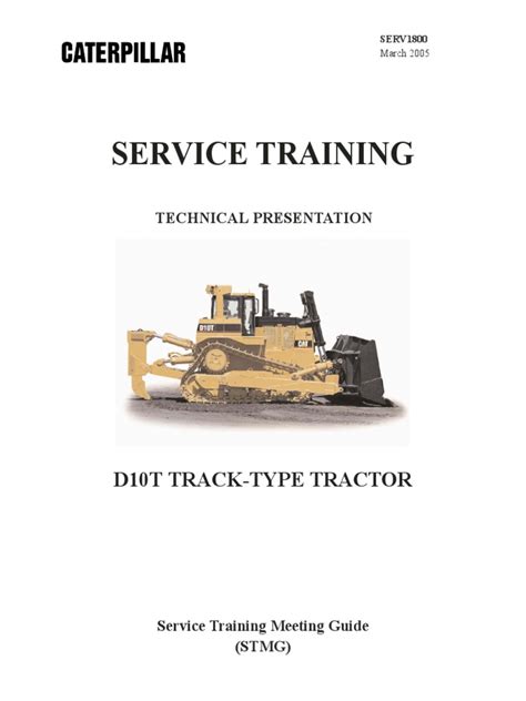 Maintenance training manual operator d10t dozer. - Vollversion solucionario contabilidad horngren harrison octava edicion.