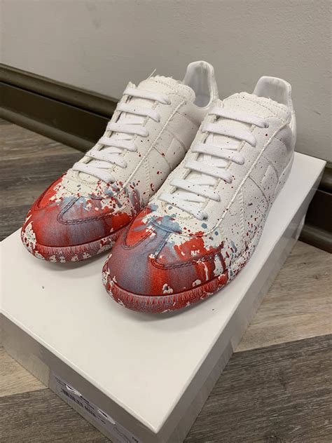 Maison margiela paint splatter. Limited-Time Sale. Moose Knuckles. $763.00 – $1,090.00. ( 1) Free shipping and returns on Maison Margiela Replica Paint Splatter Sneaker at … 