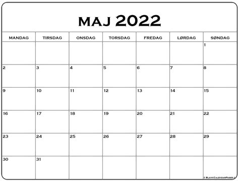 Kalender maj 2022. Her vises månedskalenderen maj 2022 med ugenumre. Kalender 2022. Med denne maj 2022 kalender kan du hurtigt se, hvornår du fx har ferie. Kalender maj 2022 (Liggende format) 6.856. Kalender maj 2022. 10.324. Se eller download kalenderen 2022. Gå til Kalender 2022. Se også Helligdage 2022. By.. 