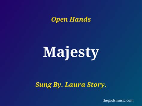 Majesty Lyrics - Laura Story