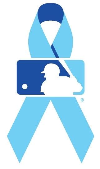 Major League Baseball celebrating Father's Day by wearing blue to raise awareness for prostate cancer