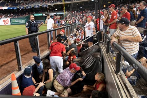 Major League Baseball fans scramble after shooting outside