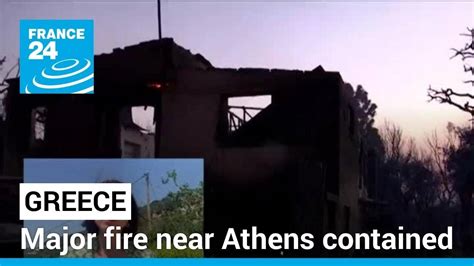 Major fire near Athens contained but Europe’s heat wave keeps authorities on alert