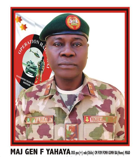 Major general y yahaya