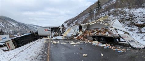 Major multi-vehicle crash east of Vail forces closure of I-70 westbound lanes; detours likely