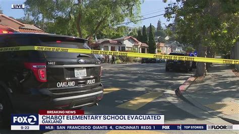 Major police activity at Chabot Elementary School in Oakland